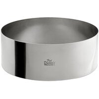 Fat Daddio's SSRD-8030 ProSeries 8" x 3" Stainless Steel Round Cake Ring