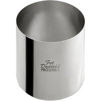 Fat Daddio's SSRD-352375 ProSeries 3 1/2" x 2 3/8" Stainless Steel Round Cake / Food Ring Mold