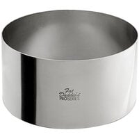 Fat Daddio's SSRD-6030 ProSeries 6" x 3" Stainless Steel Round Cake Ring