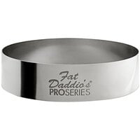 Fat Daddio's SSRD-27575 ProSeries 2 3/4" x 3/4" Stainless Steel Round Tartlet Ring / Food Ring Mold