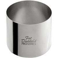 Fat Daddio's SSRD-27520 ProSeries 2 3/4" x 2" Stainless Steel Round Cake / Food Ring Mold