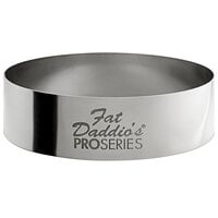 Fat Daddio's SSRD-2575 ProSeries 2 1/2" x 3/4" Stainless Steel Round Tartlet Ring / Food Ring Mold