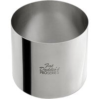 Fat Daddio's SSRD-3530 ProSeries 3 1/2" x 3" Stainless Steel Round Cake / Food Ring Mold