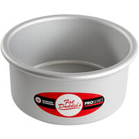 Fat Daddio's PRD-63 ProSeries 6" x 3" Round Anodized Aluminum Straight Sided Cake Pan