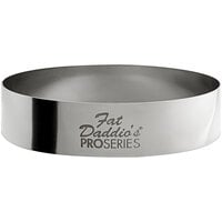 Fat Daddio's SSRD-3075 ProSeries 3" x 3/4" Stainless Steel Round Tartlet Ring / Food Ring Mold