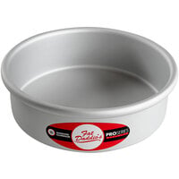 Fat Daddio's PRD-72 ProSeries 7" x 2" Round Anodized Aluminum Straight Sided Cake / Deep Dish Pizza Pan