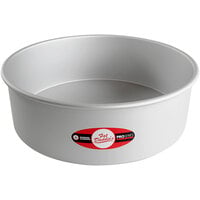 Fat Daddio's PRD-144 ProSeries 14" x 4" Round Anodized Aluminum Straight Sided Cake Pan