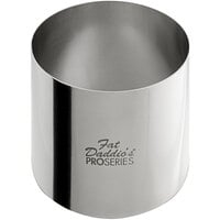 Fat Daddio's SSRD-27530 ProSeries 2 3/4" x 3" Stainless Steel Round Cake / Food Ring Mold