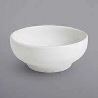 Corona by GET Enterprises PA1101715324 Actualite 19.6 oz. Bright White Porcelain Footed Rice / Cereal Bowl - 24/Case