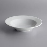 Corona by GET Enterprises PA1101903712 Actualite 18.2 oz. Bright White Wide Rim Porcelain Bowl - 12/Case