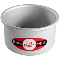 Fat Daddio's PCC-53 ProSeries 5" x 3" Round Anodized Aluminum Straight Sided Cheesecake Pan with Removable Bottom