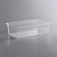 Vigor Full Size Clear Polycarbonate Food Pan - 6 inch Deep