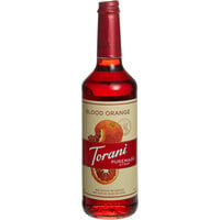Torani Puremade Blood Orange Flavoring Syrup 750 mL Glass Bottle