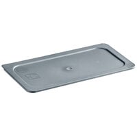 Vigor 1/3 Size Gray Secure Sealing Polyethylene Food Pan Cover