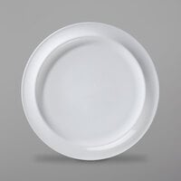 Corona by GET Enterprises PA1101982724 Gotas 10 5/8" Bright White Porcelain Plate - 24/Case