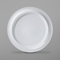 Corona by GET Enterprises PA1101982524 Gotas 10" Bright White Porcelain Plate - 24/Case