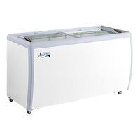 Avantco DFF16-HCL 60 1/4 inch Flat Top Display Ice Cream Freezer