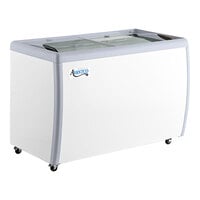 Avantco DFF13-HCL 49 5/8" Flat Top Display Ice Cream Freezer