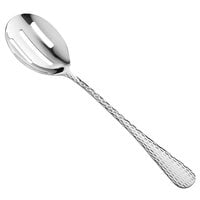 Acopa Industry 11 1/4" 18/8 Stainless Steel Extra Heavy Weight Slotted Serving Spoon