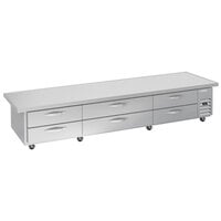Beverage-Air WTRCS112HC-120 120" 6 Drawer Refrigerated Chef Base with 8" Overhang