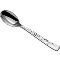 Visions 6 3/4" Hammersmith Heavy Weight Silver Plastic Spoon - 50/Pack