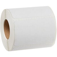 Lavex 2" x 1 1/4" White Top Coated Direct Thermal Removable Label - 280/Roll