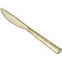 Visions 7 1/2" Hammersmith Heavy Weight Gold Plastic Knife - 400/Case