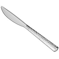 Visions 7 1/2" Silver Hammersmith Heavy Weight Silver Plastic Knife - 50/Pack