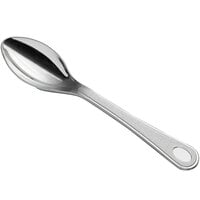Visions 6 3/4" Satin Heavy Weight Silver Plastic Spoon - 600/Case