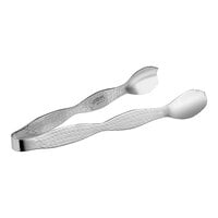 GET BSPD-22 9" Stainless Steel Ice Tongs with Hammered Finish