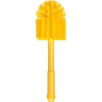 Carlisle 40010C04 Sparta 16" Yellow Multi-Purpose Cleaning Brush - 5" Bristle Diameter