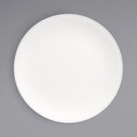 Front of the House DDP091BEP22 Catalyst Classic 9 1/2" European White Coupe Round Porcelain Plate - 6/Case