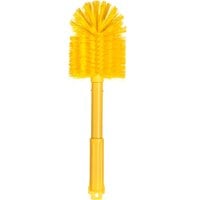 Carlisle 40002C04 Sparta 16" Yellow Multi-Purpose Cleaning Brush - 3 1/2" Bristle Diameter