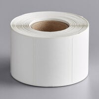 Point Plus 2 5/16" x 1 5/8" White Blank Permanent Direct Thermal Label - 700/Roll