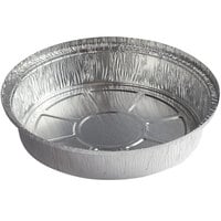 Choice 9" Round Heavy Weight Foil Take-Out Pan - 500/Case