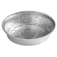 Choice 8" Round Heavy Weight Foil Take-Out Pan - 500/Case