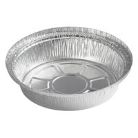 Choice 7" Round Heavy Weight Foil Take-Out Pan - 500/Case