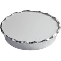 Choice 9" Round Standard Weight Foil Take-Out Pan with Board Lid - 200/Case