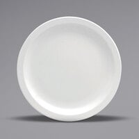 Oneida Buffalo Bright White Ware by 1880 Hospitality F8000000125 7 1/4" Narrow Rim Porcelain Plate - 36/Case