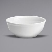Oneida Buffalo Bright White Ware by 1880 Hospitality F8000000731 13.5 oz. Rolled Edge Porcelain Nappie Bowl - 36/Case