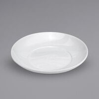 Oneida Buffalo Bright White Ware by 1880 Hospitality F8010000159 11 3/8" Porcelain Soup Bowl / Deep Plate - 12/Case