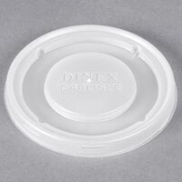 Dinex DX30008714 Translucent Disposable Lid for Dinex Turnbury 8 oz. Mug and 5 oz. Bowl - 1500/Case