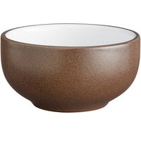 Acopa Embers 13 oz. Hickory Brown Matte Stoneware Bowl - 24/Case