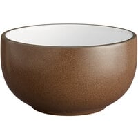 Acopa Embers 18 oz. Hickory Brown Matte Stoneware Bowl - 12/Case
