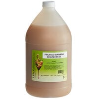 I. Rice 1 Gallon Banana Milkshake Base Syrup - 4/Case