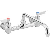 Waterloo Wall-Mounted Faucet with 8" Centers and 12" Swing Spout