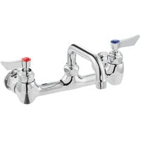 Waterloo Wall-Mounted Faucet with 8" Centers and 6" Swing Spout