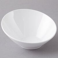 GET B-785-1-W San Michele 10 oz. White Slanted Melamine Bowl - 12/Case
