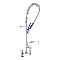 Waterloo 1.15 GPM Deck-Mounted Pre-Rinse Faucet with 8 inch Centers and 12 inch Add-On Faucet