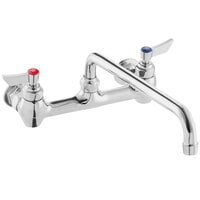 Waterloo Wall-Mounted Faucet with 8" Centers and 14" Swing Spout